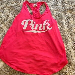 Hot PINK racer back tank